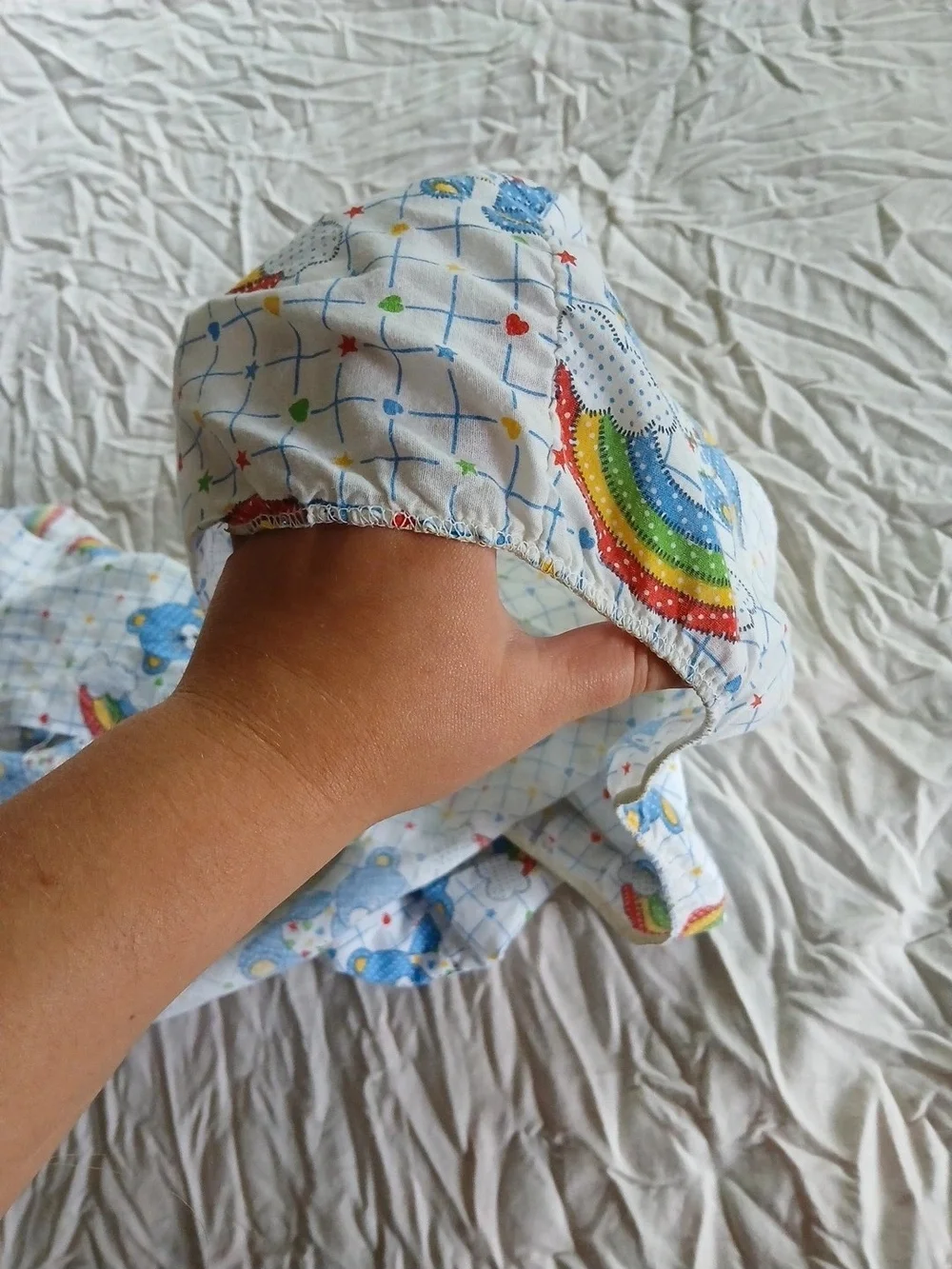 1980 baby dreams rainbow bears crib sheet